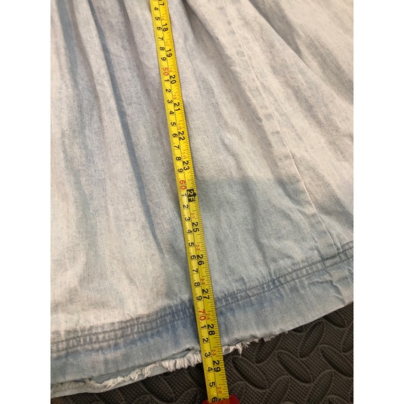 We The Free x Free People Women's Moon City Oversized Denim Babydoll Top Small - Picture 4 of 8